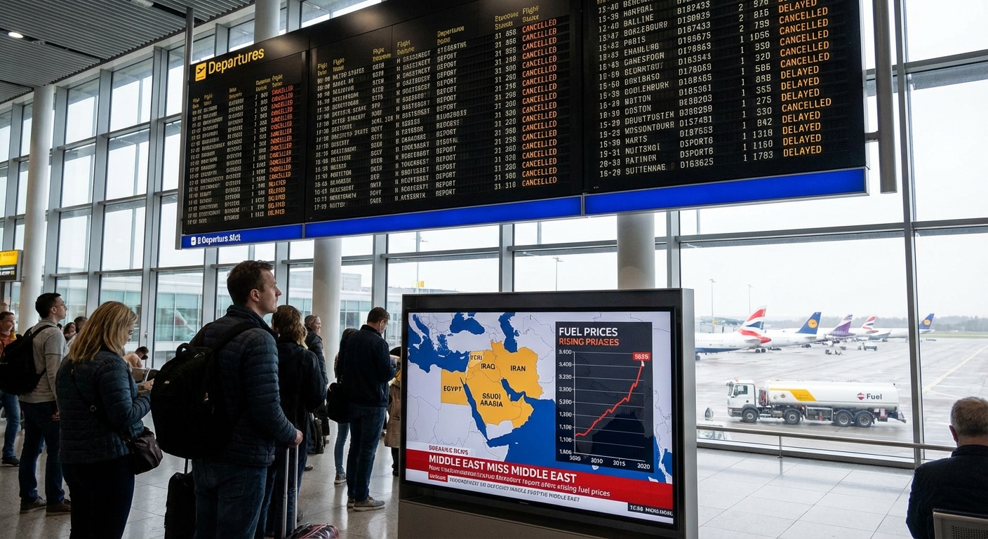 Iran-Krieg führt zu Kerosinmangel und steigenden Flugpreisen